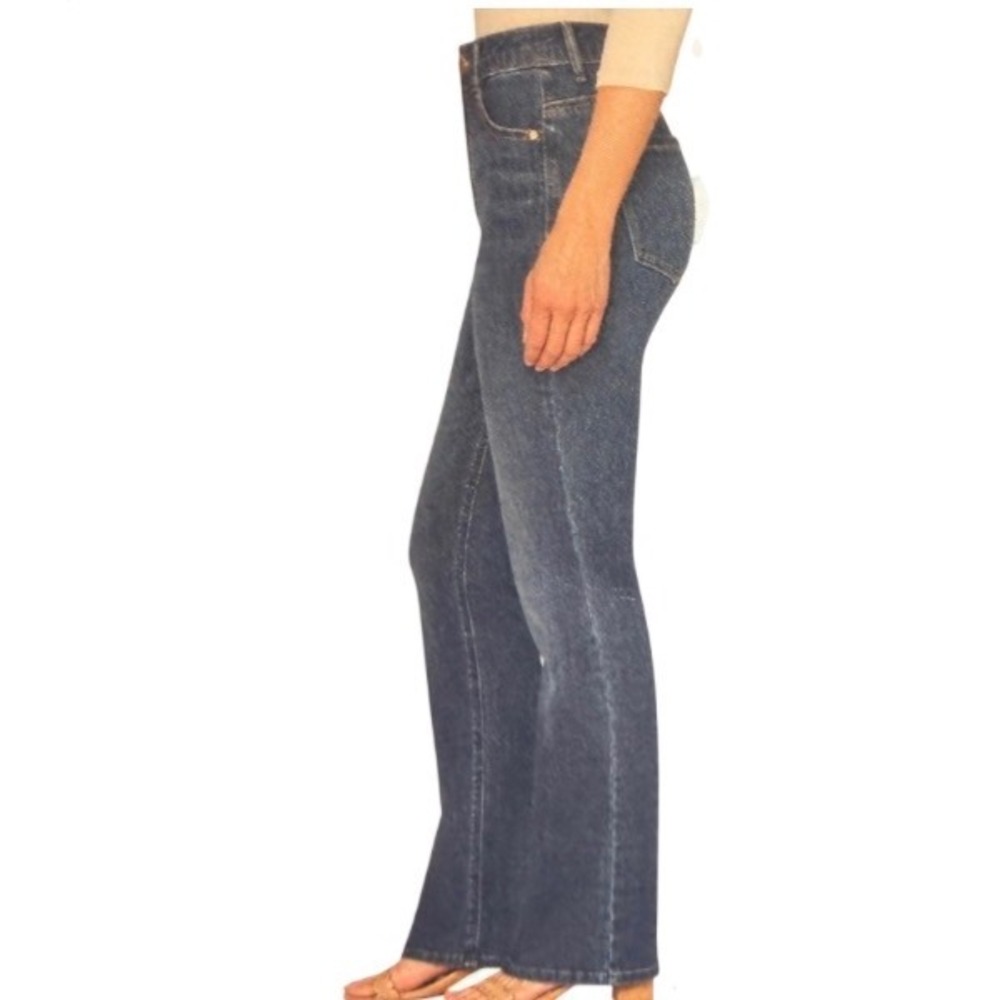 Democracy Women Blue High Rise Slim Bootcut Flex-ellent Jeans BC1509KECD Size 10